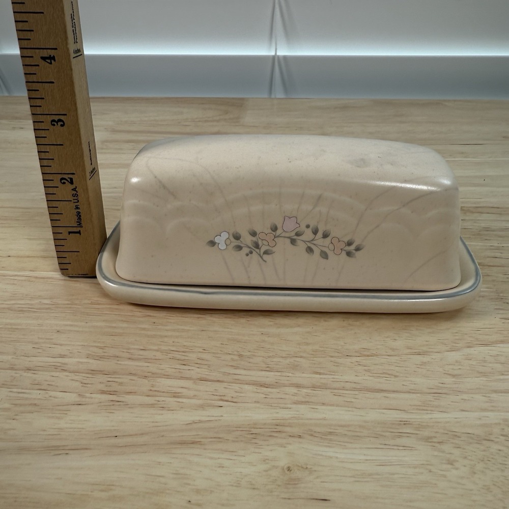Pfaltzgraff  Remembrance 1/4 Lb. Covered Butter Dish USA Vintage Retired 028 VTG - Picture 11 of 11